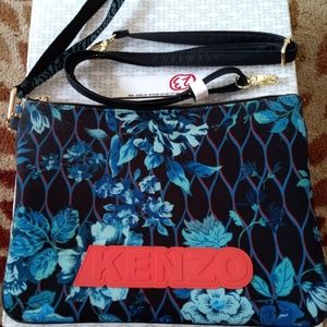 Kenzo x H&M Floral/Animal Pirnt Clutch Purse